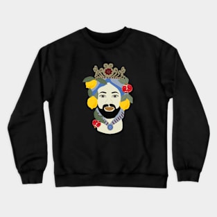 SICILIAN HEAD MAN LEMON Crewneck Sweatshirt